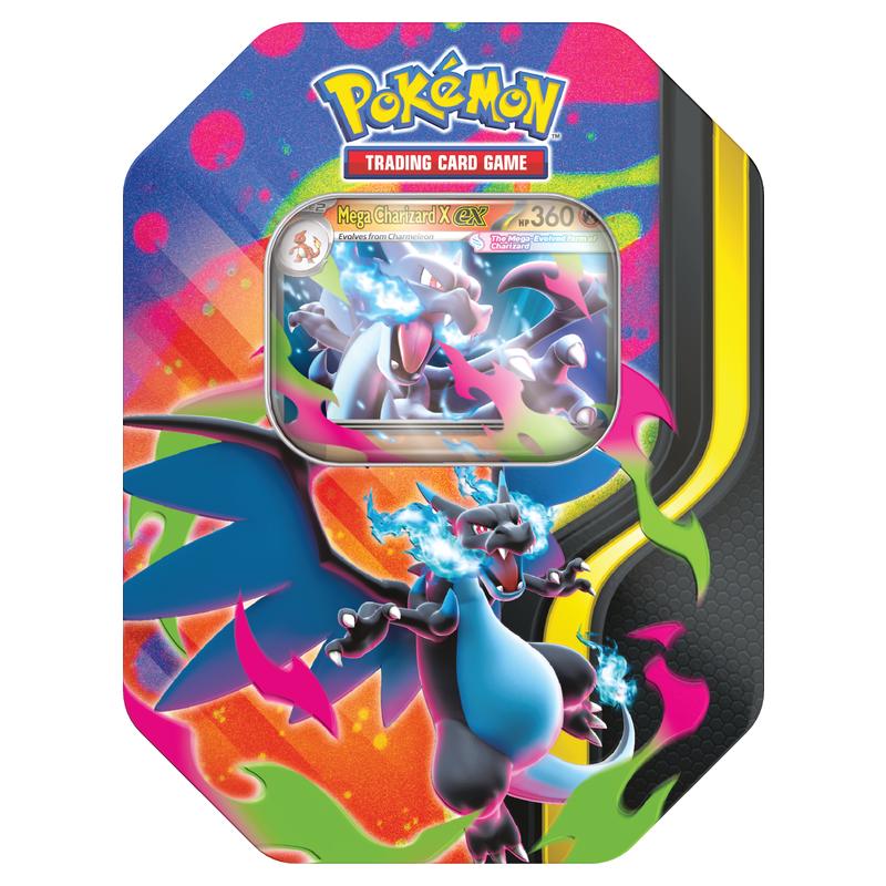 Pokemon Mega Charizard X EX Gift Tin