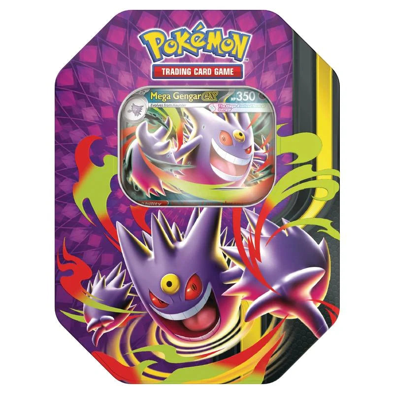 Pokemon Mega Moonlit Gift Tin Mega Gengar