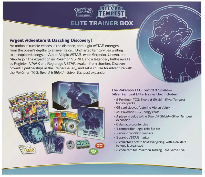 Pokemon Silver Tempest: Elite Trainer Box