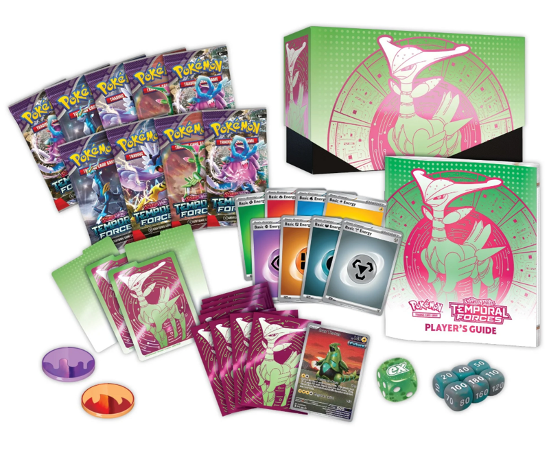 Pokemon Scarlet & Violet Temporal Forces: Elite Trainer Box (Green)