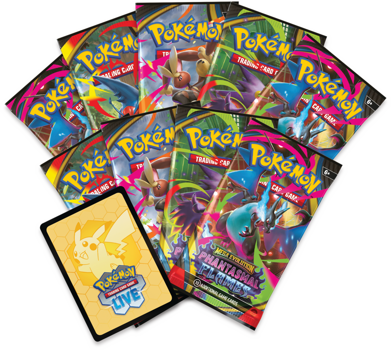 Pokemon Mega Evolution Phantasmal Flames Elite Trainer Box