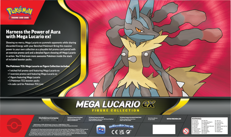 Pokemon Mega Lucario EX Figure Collection