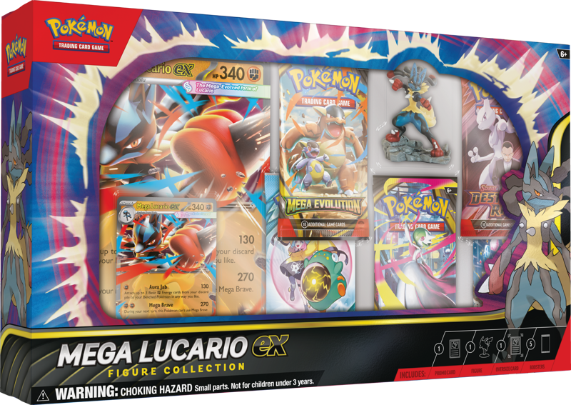 Pokemon Mega Lucario EX Figure Collection