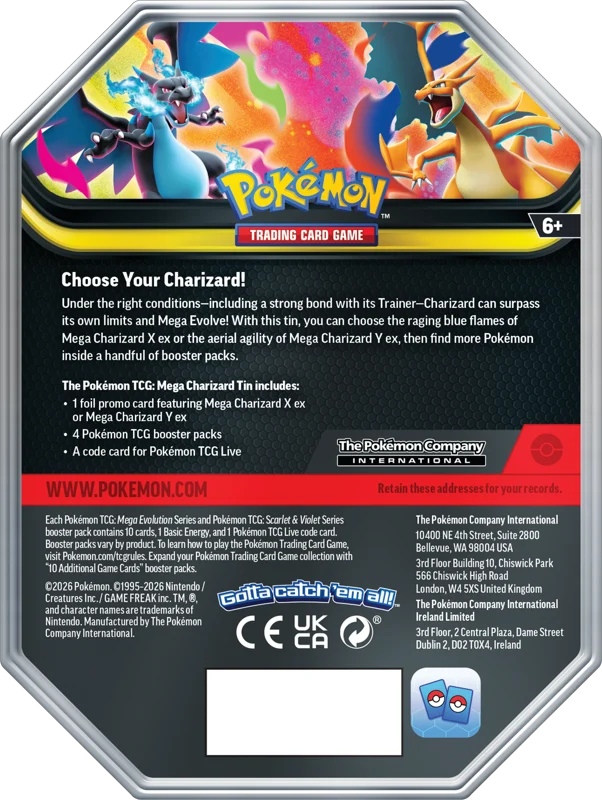 Pokemon Mega Charizard Y EX Gift Tin