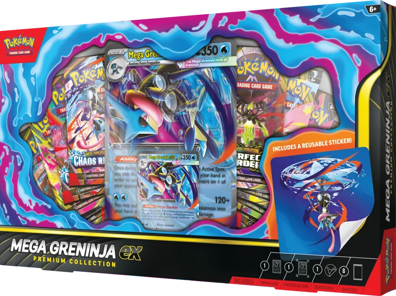 Pokemon Greninja / Kingdra EX Special Collection Box