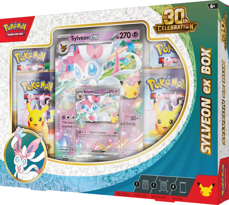 Pokemon 30th Celebration Sylveon EX Collection Box