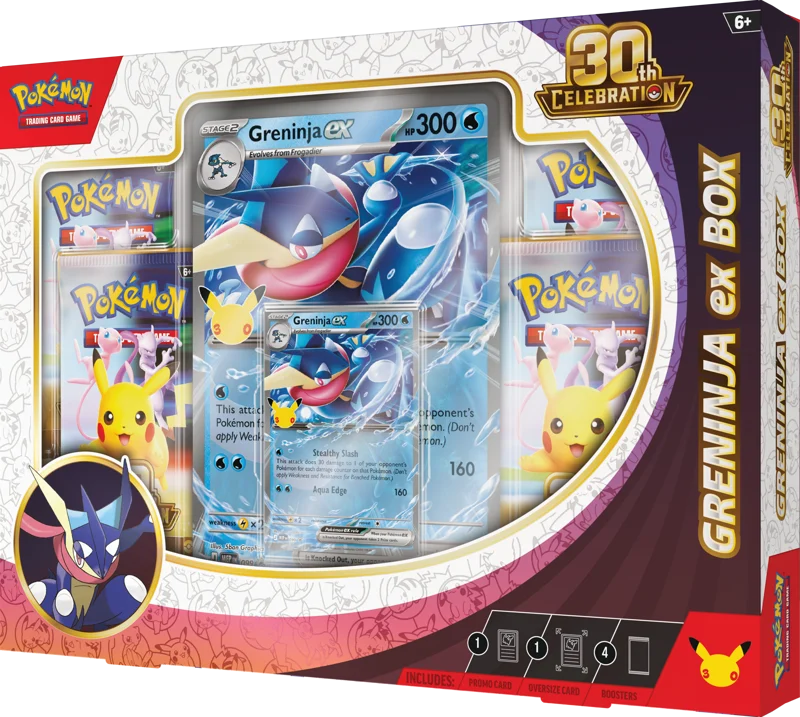 Pokemon 30th Celebration Greninja EX Collection Box