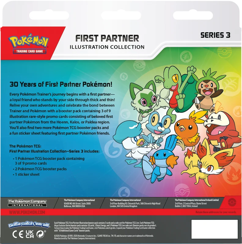 Pokemon First Partner Illustration Collection Series 3