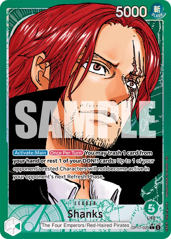 Shanks (OP17-020) — Alternate print 1