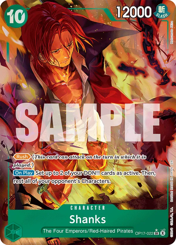 Shanks (OP17-022) — Alternate print 1