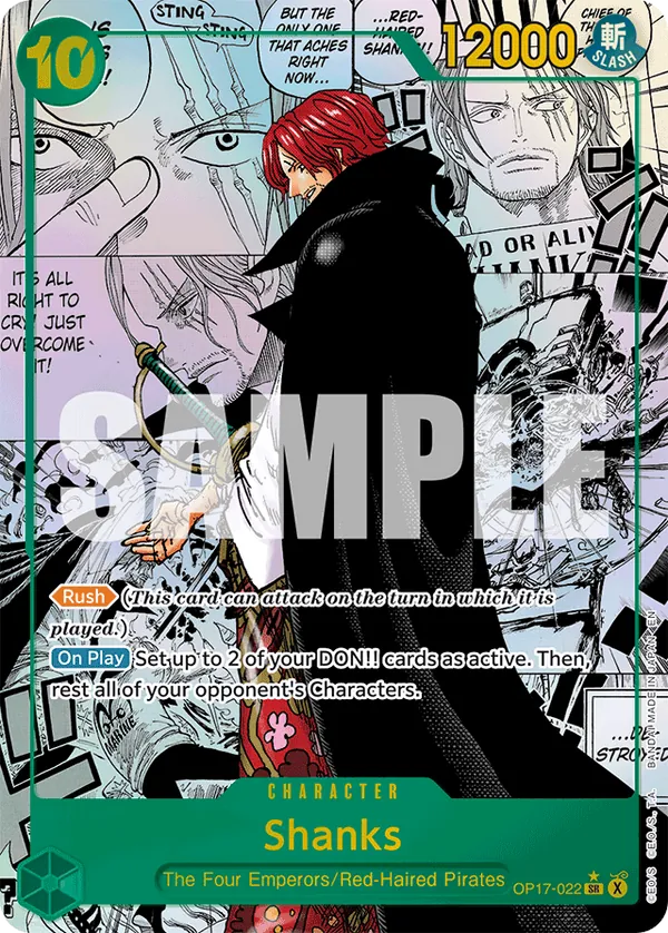 Shanks (OP17-022) — Alternate print 2