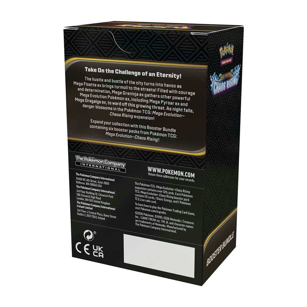Mega Evolution-Chaos Rising Booster Bundle (6 Packs)
